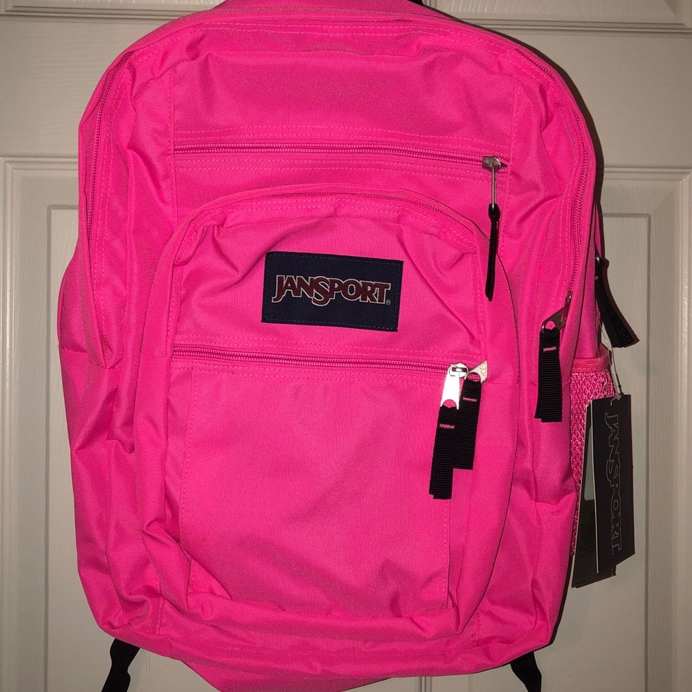 Hot Pink Jansport Backpack